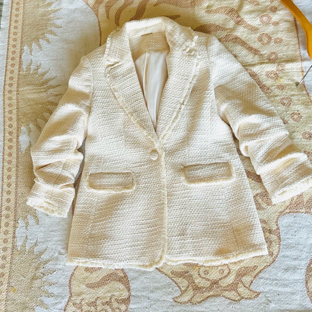 Elie Tahari Boucle Suit with Jacket and Shorts